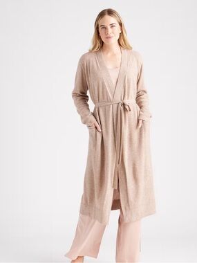 Quince Mongolian Cashmere Robe Sz M NWT